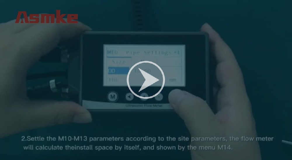 Small pipe solution ultrasonic flowmeter installation instructions