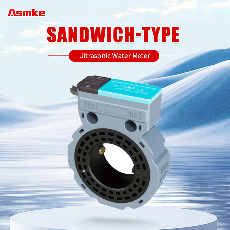 Sandwich Type Ultrasonic Water Meter