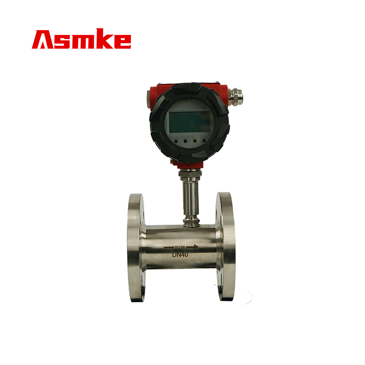Asmke Liquid Turbine Flowmter Flange Connection