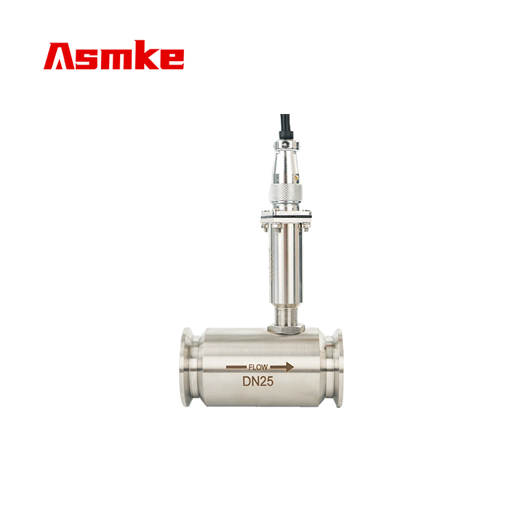 Asmke Pulse Output Turbine Flowmeter Clamp Connection Without Display