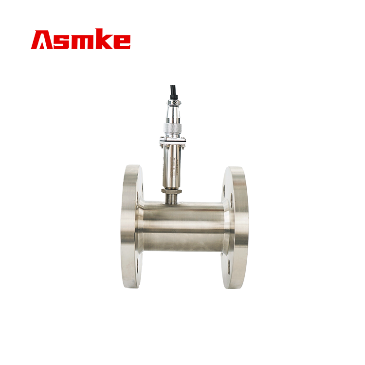 Asmke Pulse Output Turbine Flowmeter Flange Connection Without Display