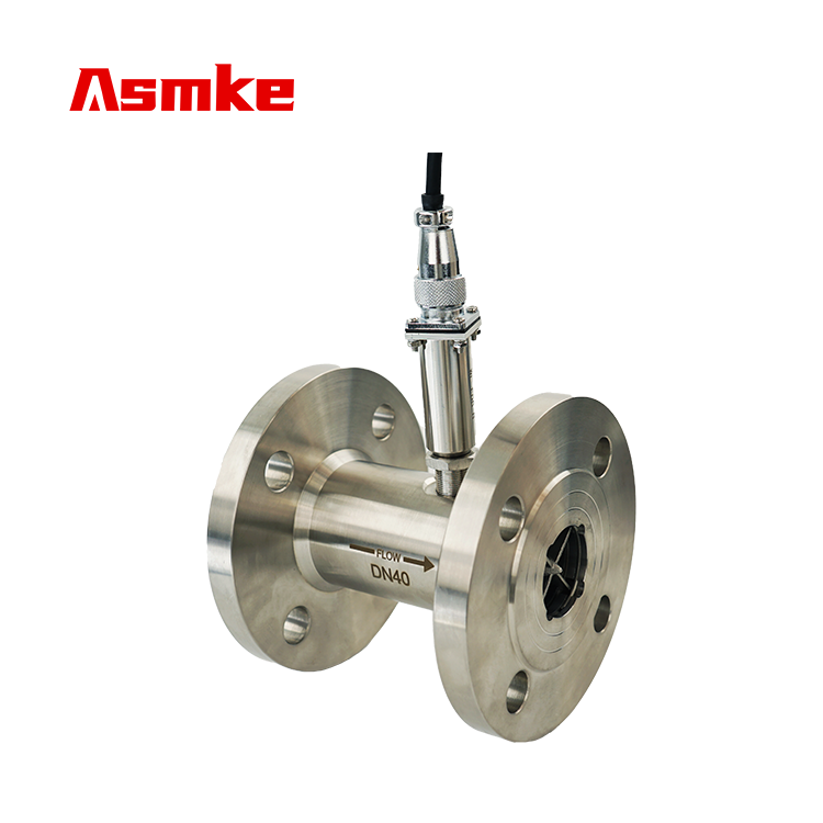 Side View Flange Turbine Flow Transmitter