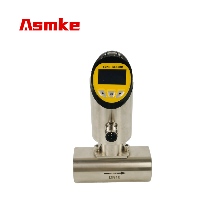Asmke Integrated Flow and Temperature Sensor Turbine Flowmeter