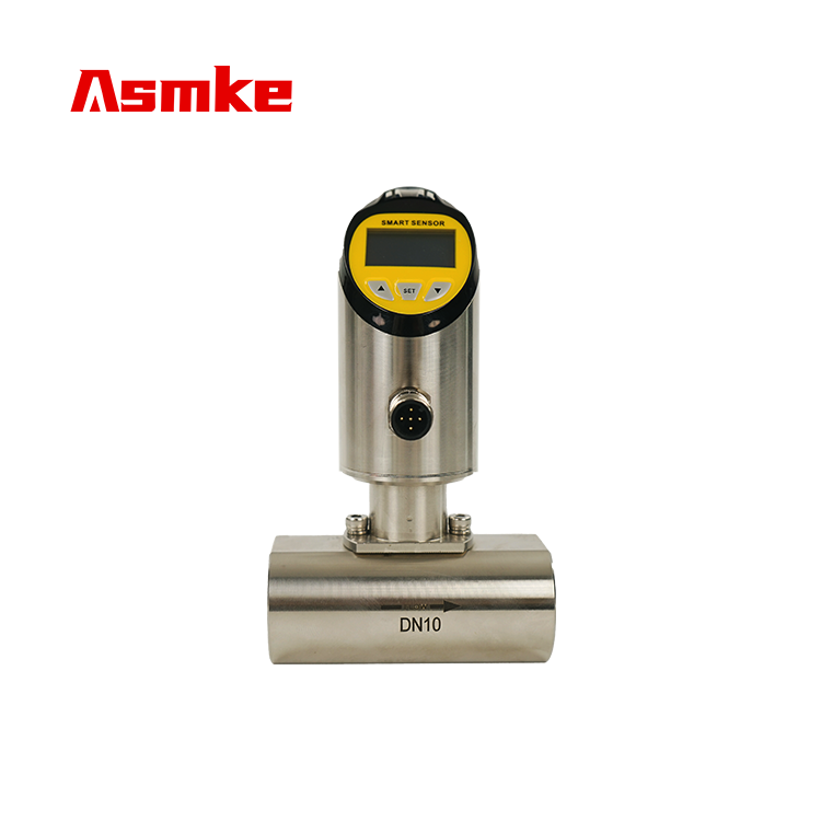 Asmke Integrated Flow & Temperature Turbine Flowmeter With OLED Display