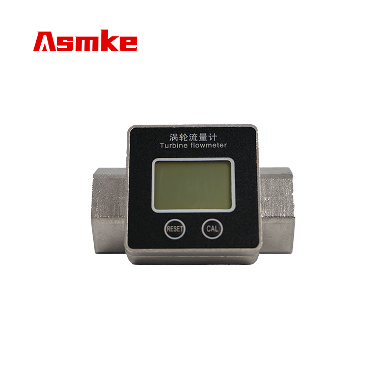 Lithium Battery Turbine Flowmeter Front Display View
