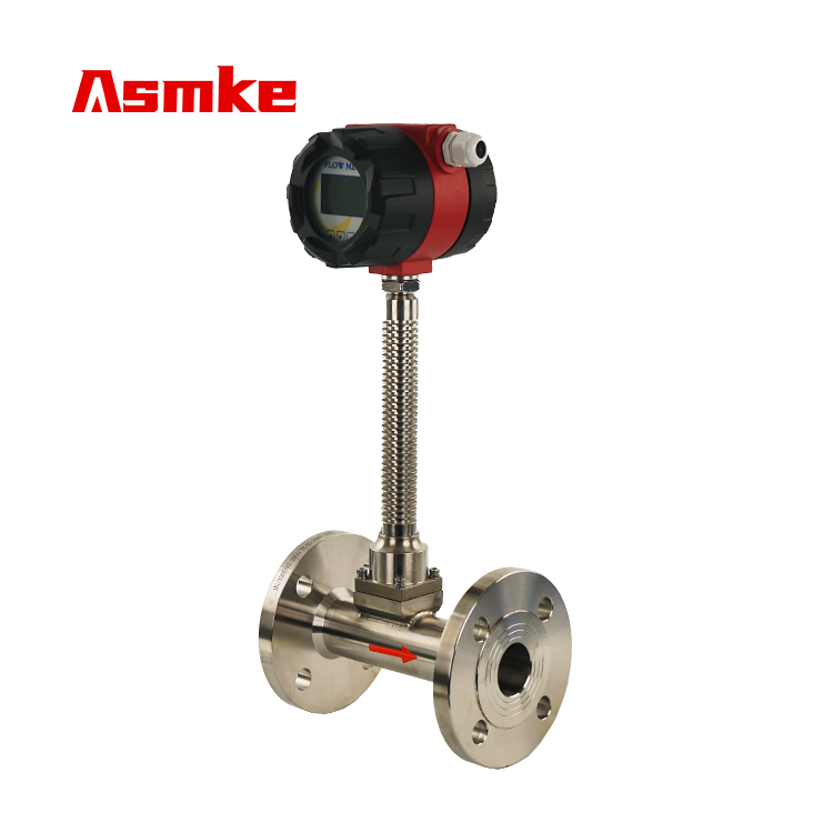 Side View Vortex Flow Transmitter Flange End