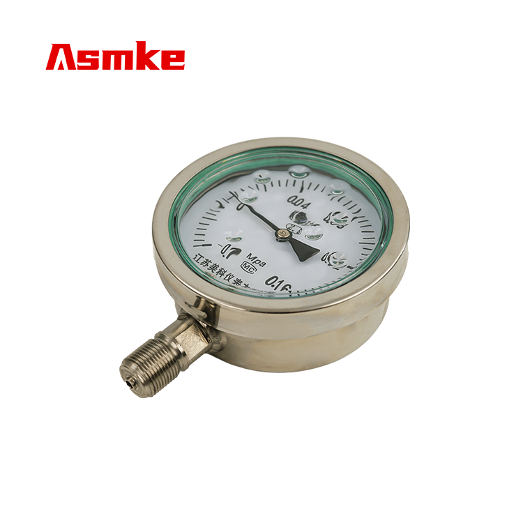 60mm Metal Pressure Gauge Side View