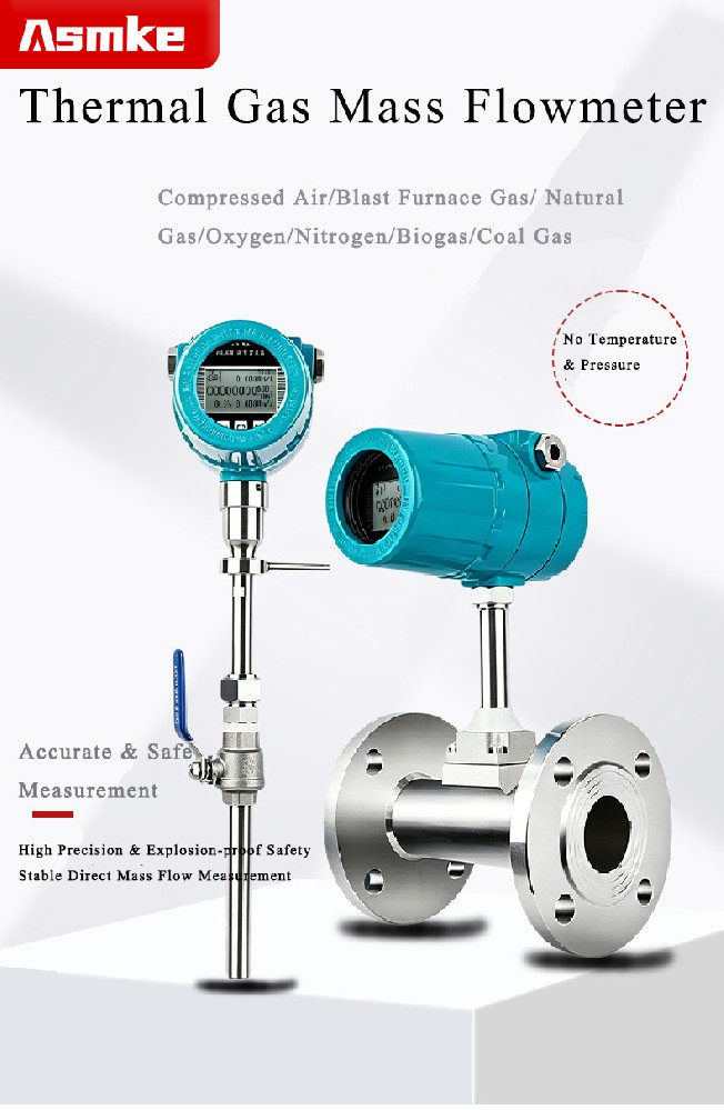Asmke Thermal Gas Mass Flowmeter